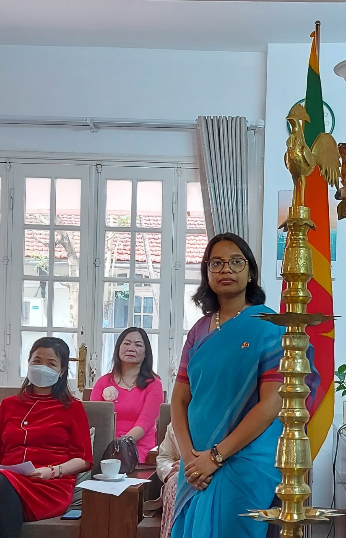 Bà Prasadi Boomawalage - Bí thư thứ 2 về Thương mại, Đại sứ quán Sri Lanka tại Hà Nội
 