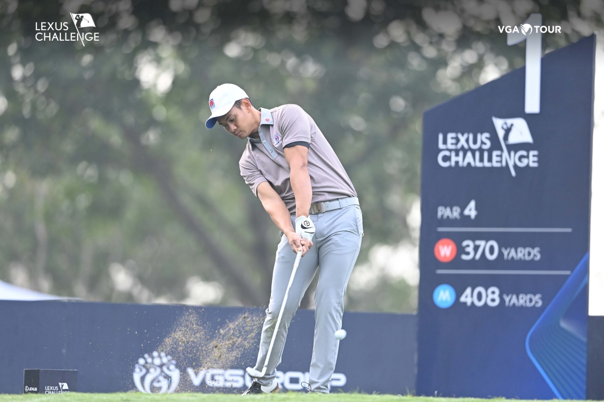 Golfer trẻ Trương Chí Quân - đương kim Á quân giải Lexus Challenge