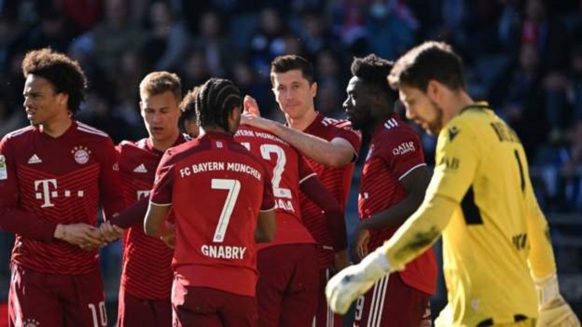 Bayern chỉ còn cách chức vô địch Bundesliga đúng một chiến thắng nữa (Ảnh: Internet)