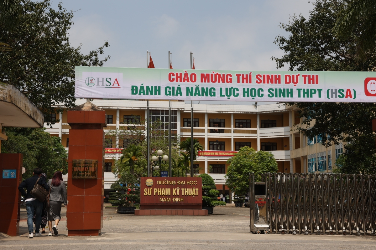 Điểm thi đánh giá năng lực học sinh THPT (HSA) tại trường Đại học Sư phạm Kỹ thuật Nam Định