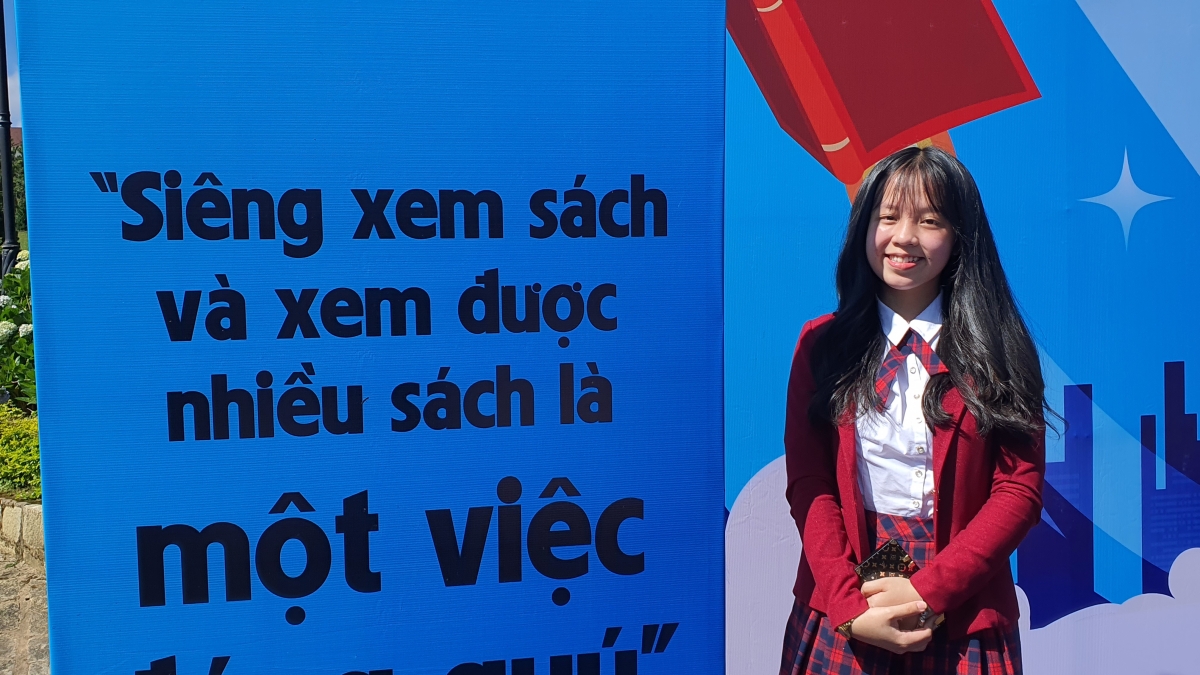 Em Bùi Hồ Ngọc Hân, giải Nhất cuộc thi Đại sứ Văn hóa đọc tỉnh Lâm Đồng