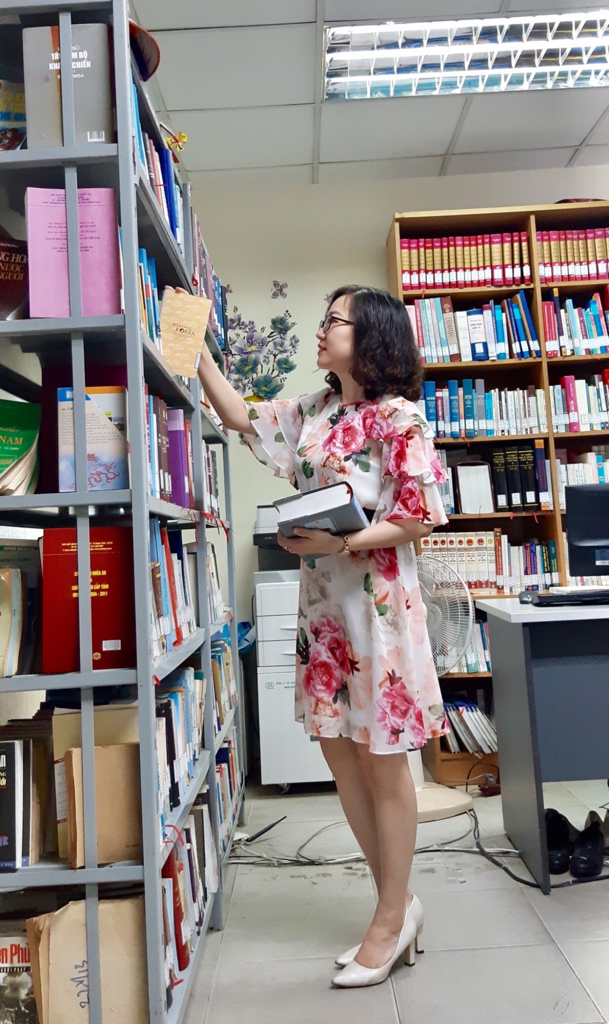 Chị Nguyễn Hương Ly, cán bộ công tác tại Thư viện Đài TNVN: "Khơi gợi và lan tỏa tình yêu sách, tinh thần ham đọc sách - đó chính là cái đích hướng đến của Đài TNVN nói chung, Thư viện Đài TNVN nói riêng"
