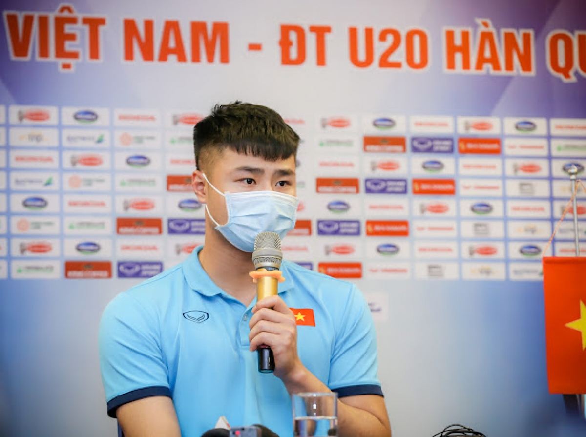 Thủ thành Văn Toản tự tin trước trận gặp tuyển U20 Hàn Quốc