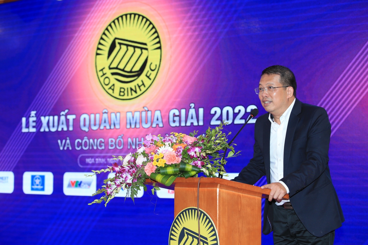 Chủ tịch Câu lạc bộ Bóng đá Hoà Bình - Ông Nguyễn Xuân Hiển