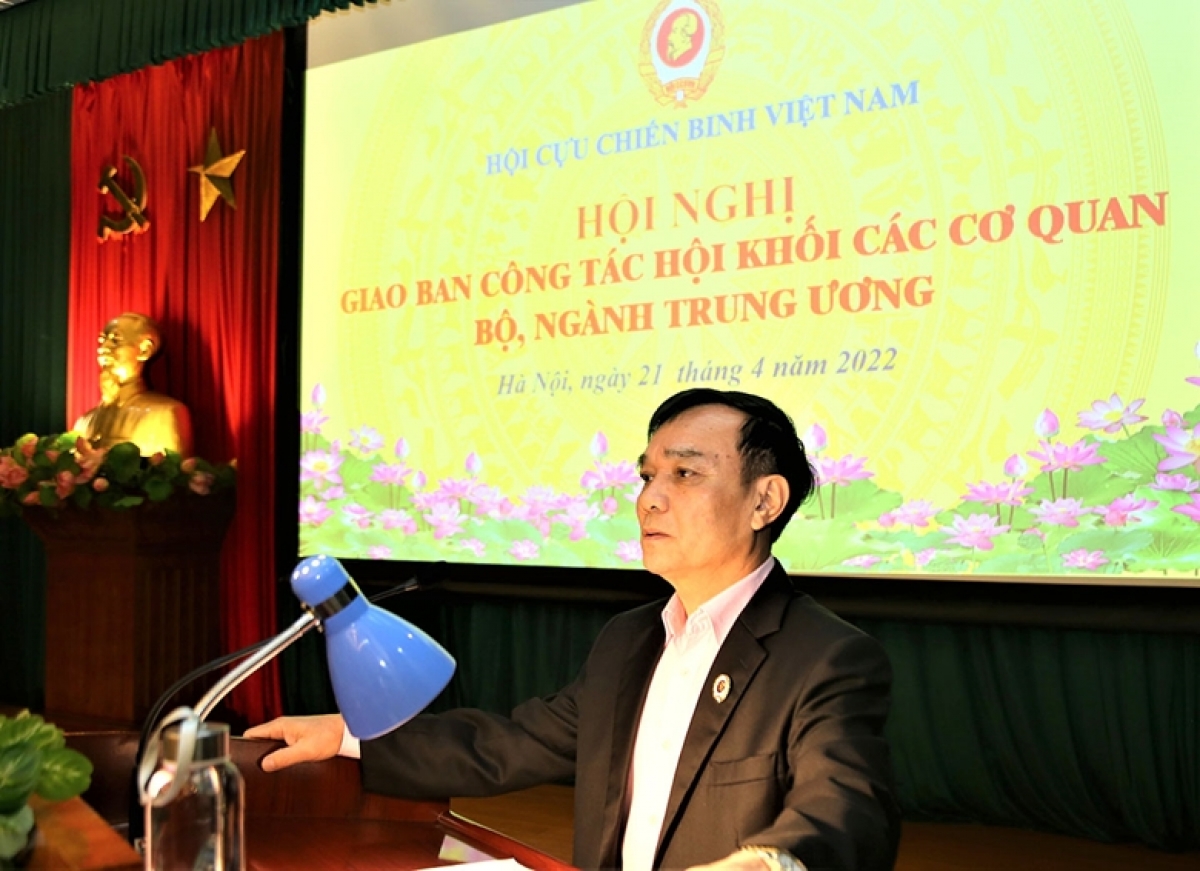 Đồng chí Phạm Hồng Hương, Phó Chủ tịch Hội Cựu chiến binh Việt Nam