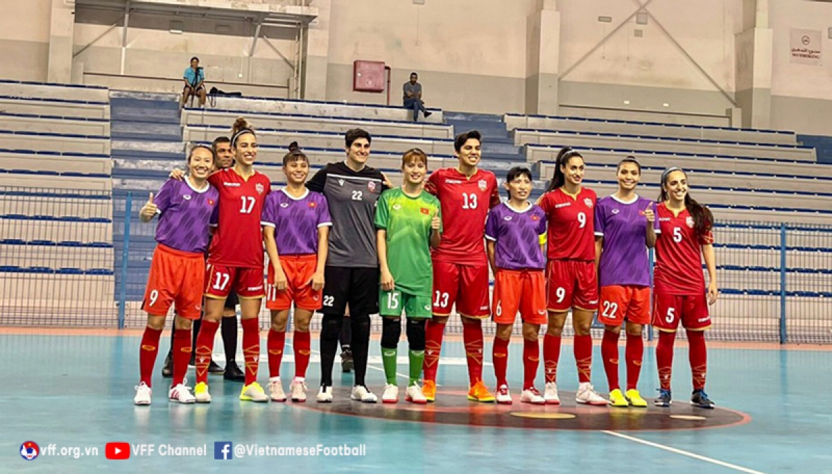 Tuyển futsal nữ Việt Nam có trận giao hữu thứ ba tại Bahrain