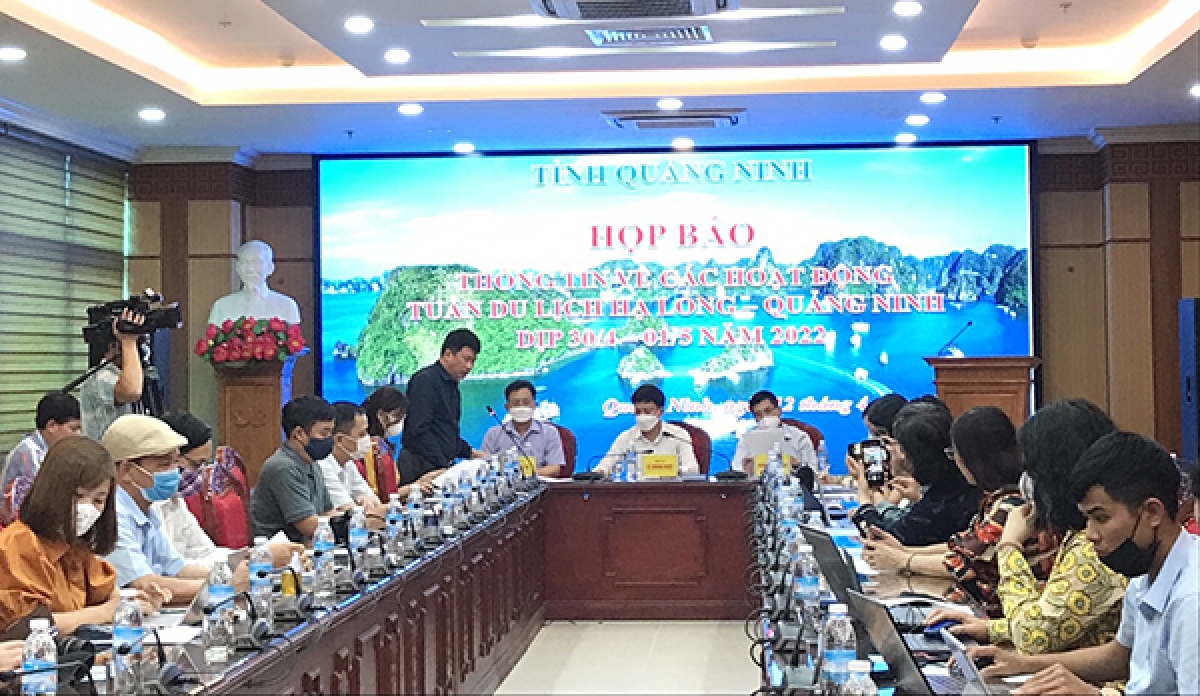 Buổi họp báo thông tin về các hoạt động Tuần du lịch Hạ Long - Quảng Ninh 2022