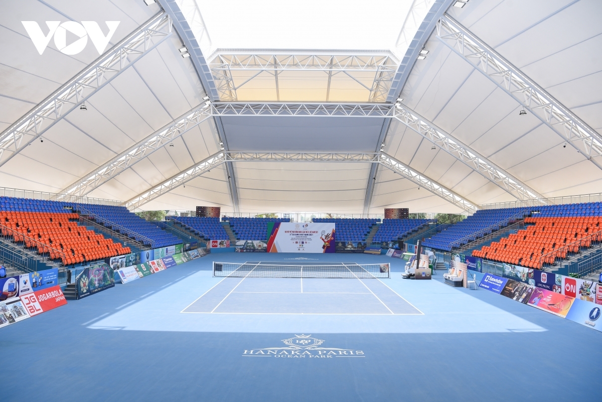 Cụm sân quần vợt Hanaka phục vụ thi đấu SEA Games 31