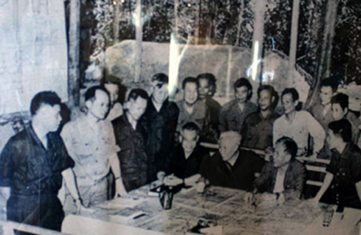 Sở Chỉ huy Chiến dịch Hồ Chí Minh năm 1975 (Ảnh tư liệu)