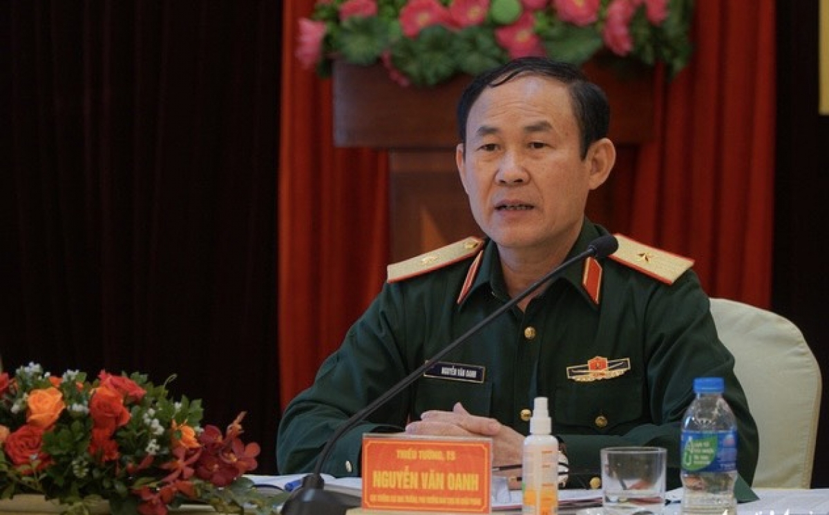 Thiếu tướng, TS Nguyễn Văn Oanh, Cục trưởng Cục Nhà trường, Bộ Quốc phòng.