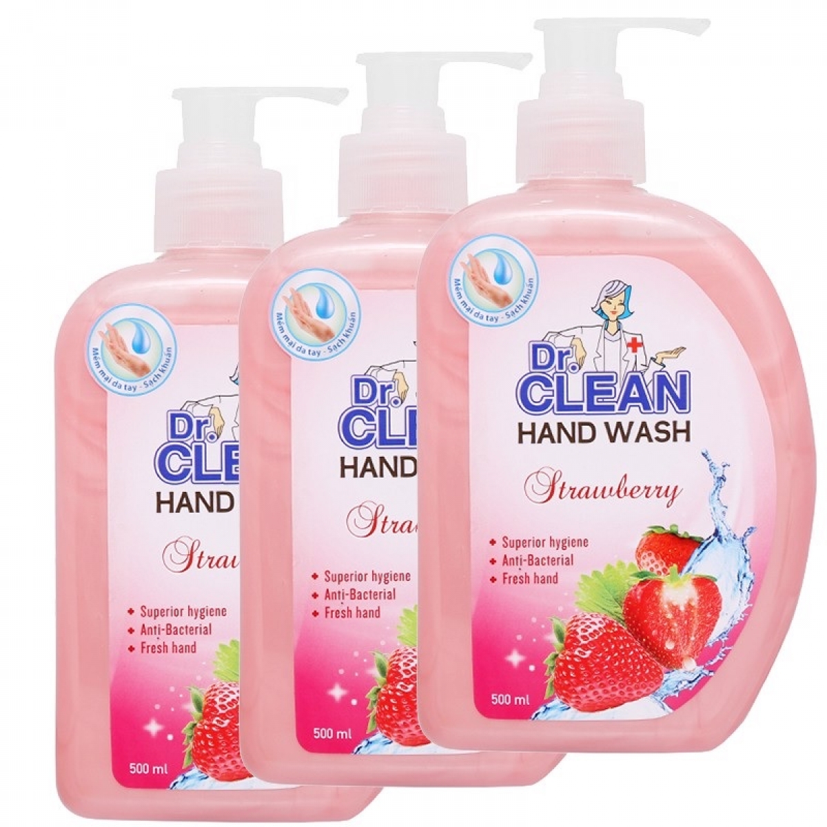 Thu hồi sữa rửa tay sạch khuẩn Dr. Clean Hương dâu trên toàn quốc do không đảm bảo chất lượng