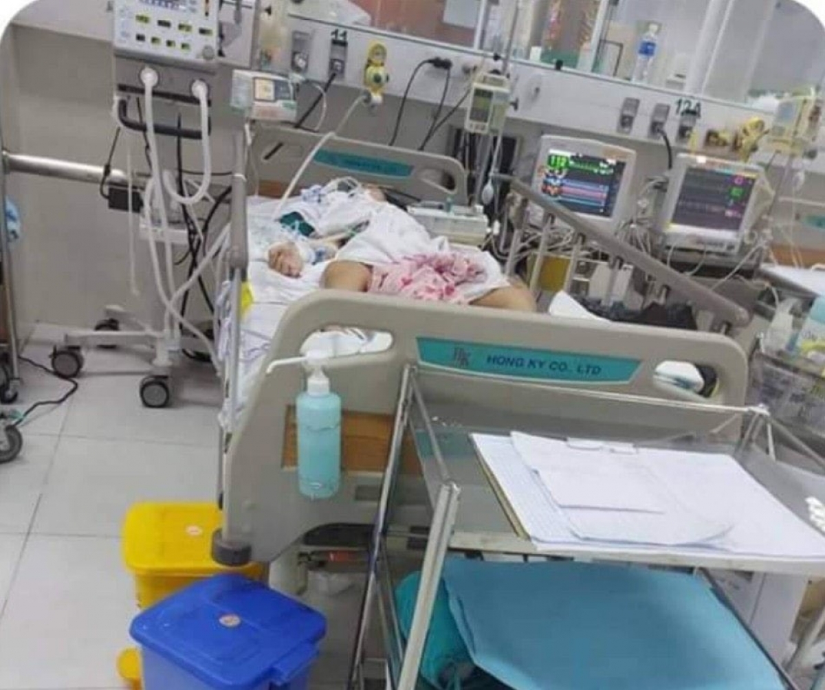 Hiện bé N.H.T.N đang được điều trị ở BV Nhi đồng 2, TP.Hồ Chí Minh