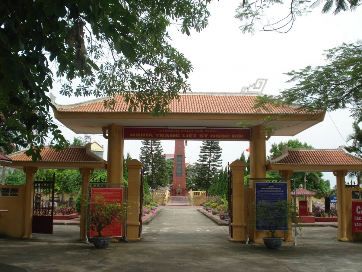 Nghĩa trang Liệt sỹ Ngọc Hồi (huyện Thanh Trì, TP. Hà Nội) - nơi Liệt sỹ Nguyễn Dũng yên nghỉ