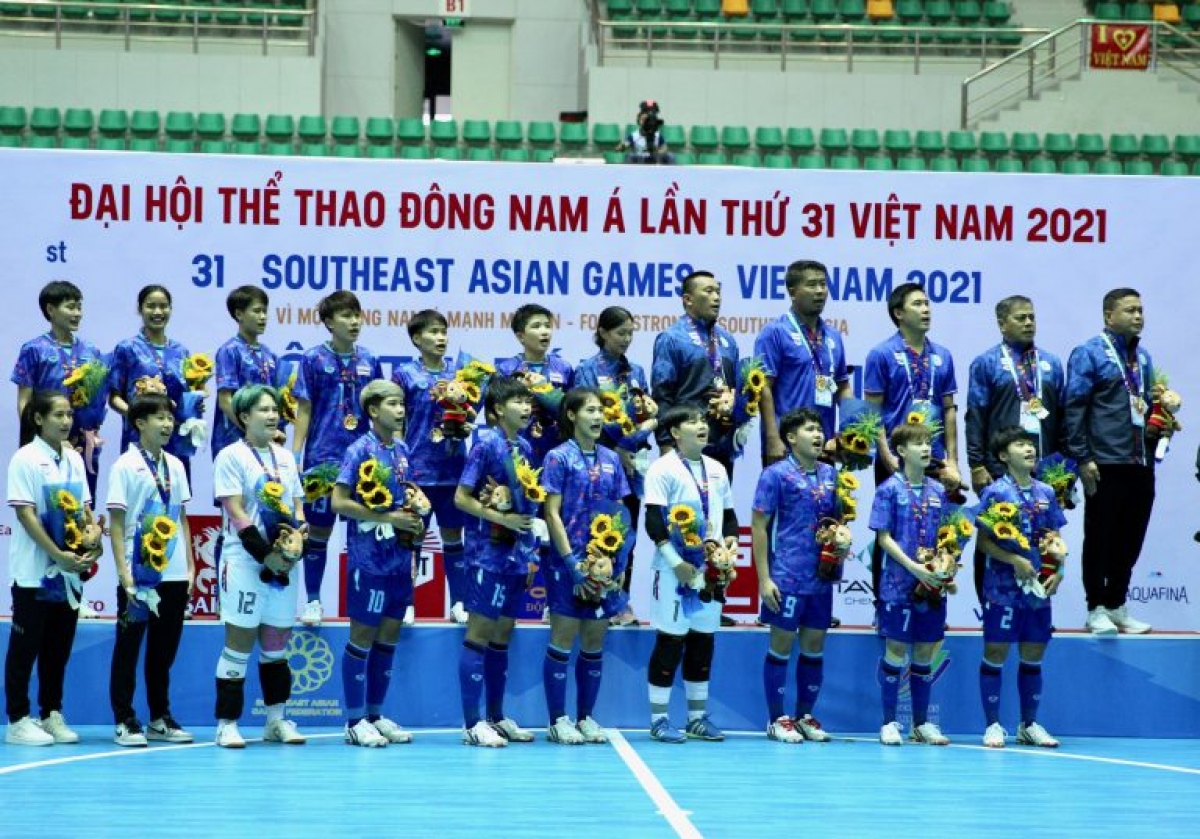 Tuyển futsal nữ Thái Lan giành HCV SEA Games 31