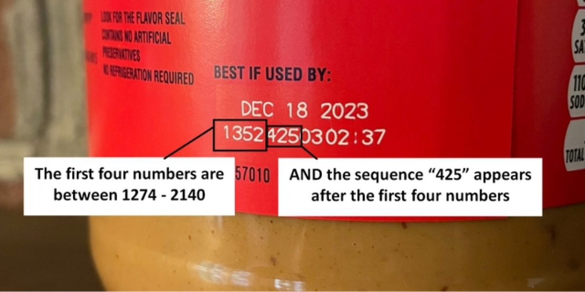 Nếu bốn chữ số đầu tiên nằm trong khoảng từ 1274 đến 2140 và nếu ba số tiếp theo sau đó là 425 thì sản phẩm này đã bị thu hồi. Ảnh: FDA