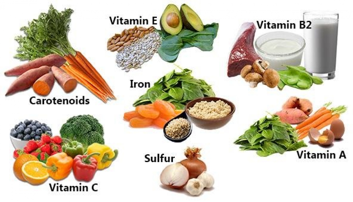 Nhóm thực phẩm giàu vitamin và khoáng chất