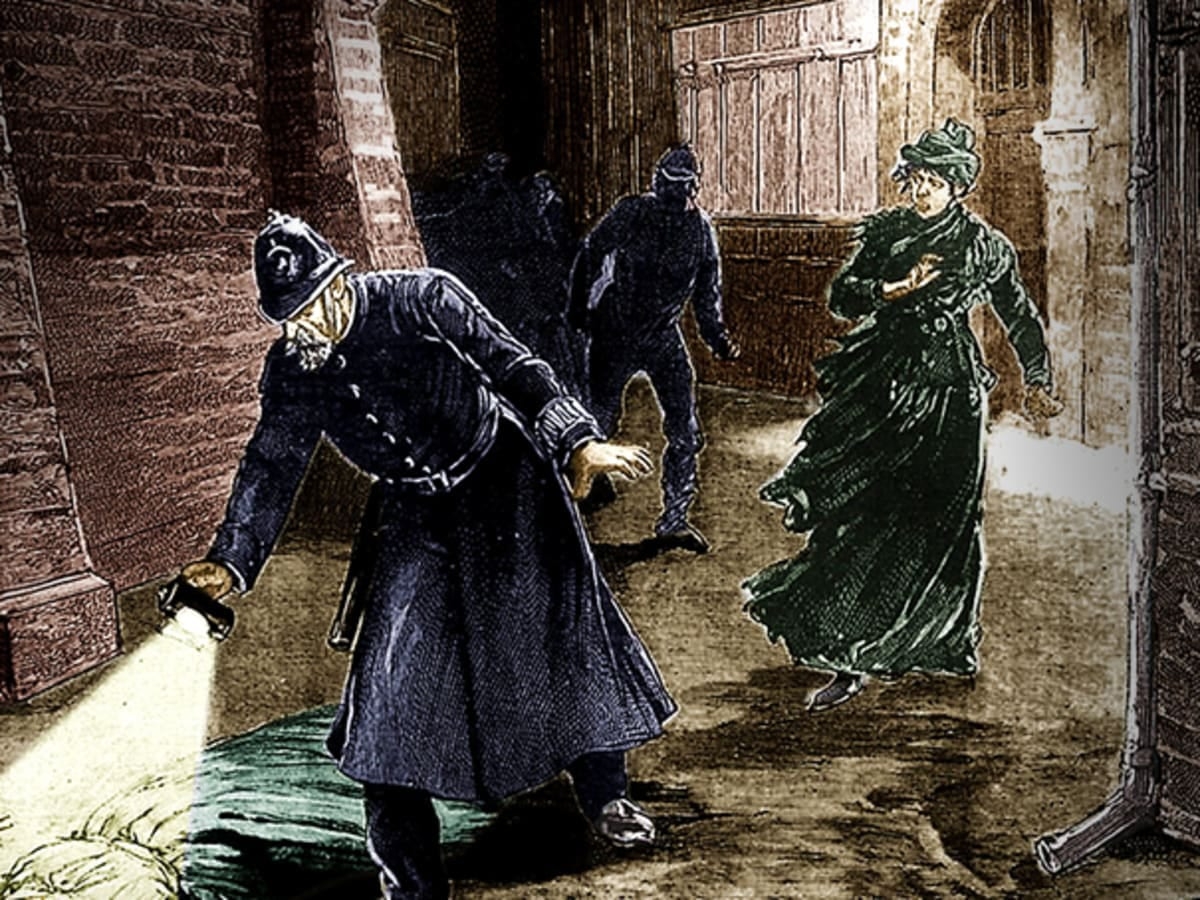 Hình minh họa: các điều tra viên Scotland Yard truy tìm kẻ sát nhân Jack the Reaper từng gây ra hàng loạt vụ án rúng động khoảng những năm 1888