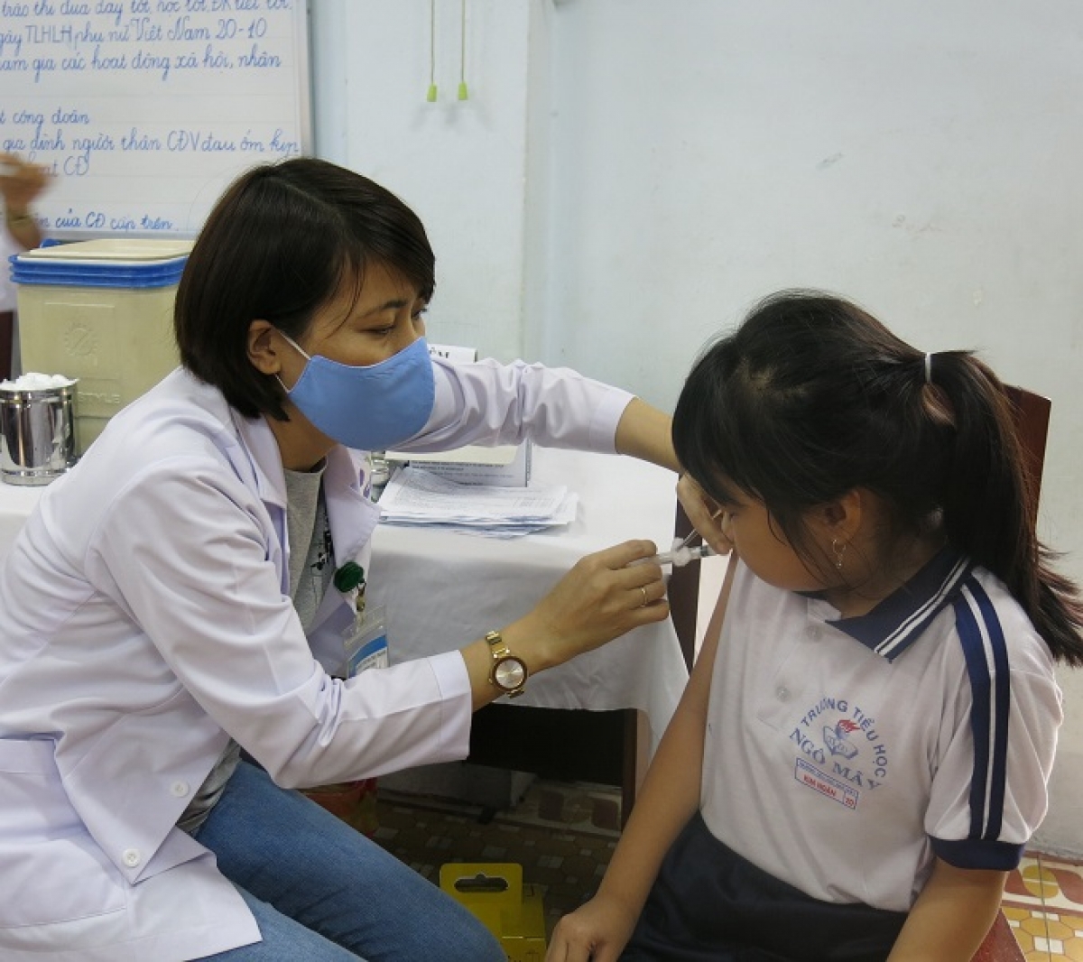 Đã có gần 2 triệu trẻ em từ 5 đến dưới 11 tuổi được tiêm phòng vaccine Covid-19