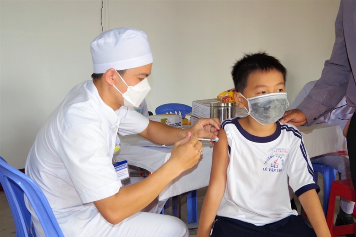 Việt Nam hiện chưa ghi nhận phản ứng nghiêm trọng sau tiêm trong nhóm trẻ từ 5-dưới 12 tuổi