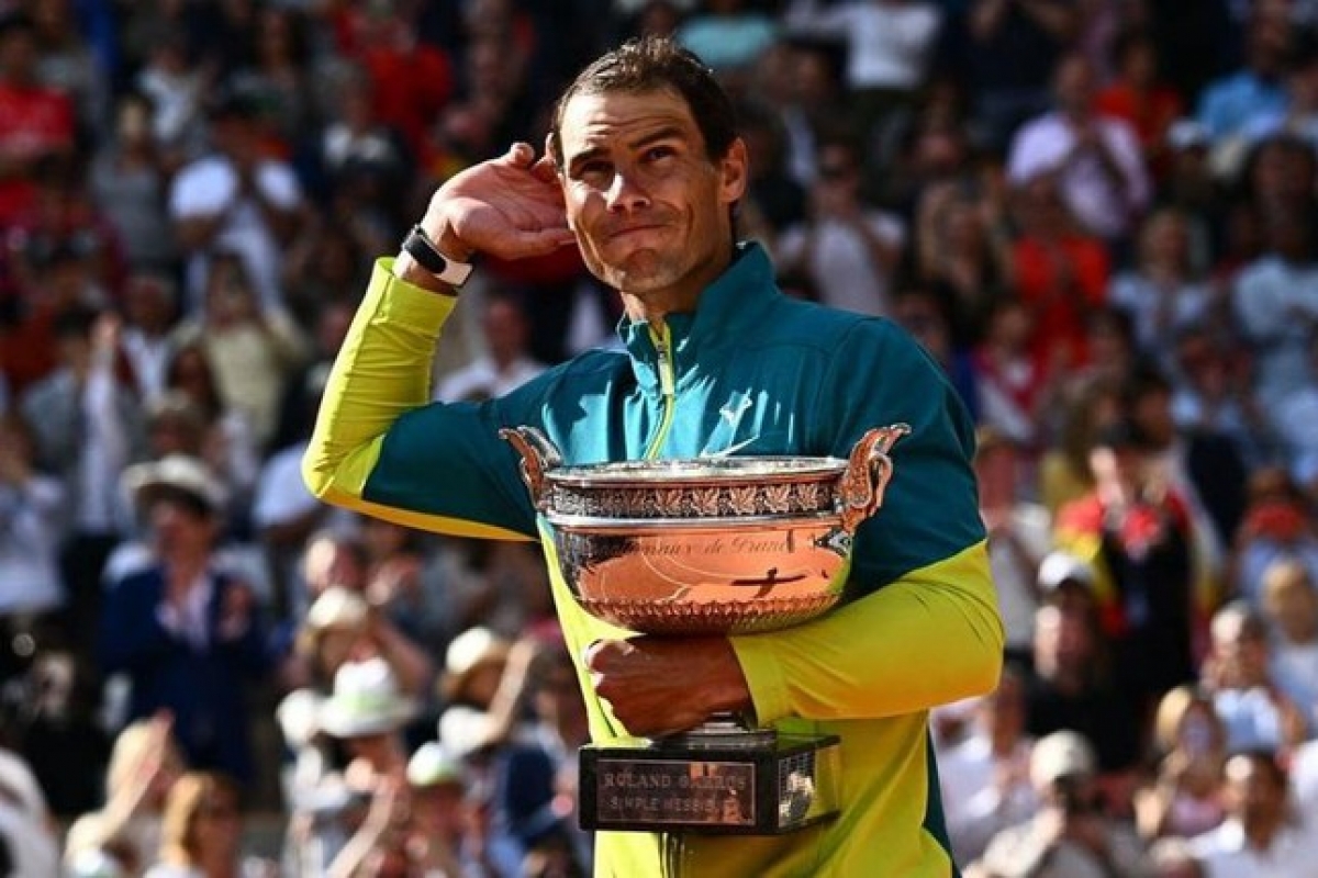 Nadal lên ngôi vô địch Roland Garros 2022. (Nguồn: Getty Images).