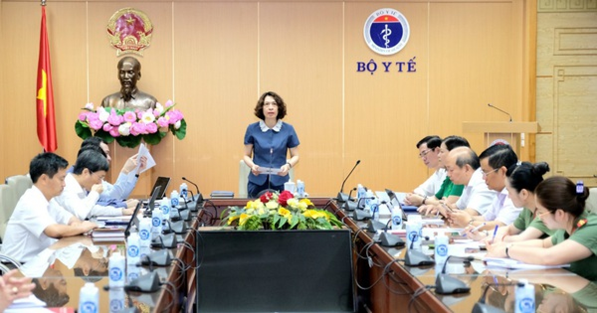 PGS.TS Nguyễn Thị Liên Hương, thứ trưởng Bộ Y tế, phát biểu tại hội nghị 
Ảnh: Bộ Y tế