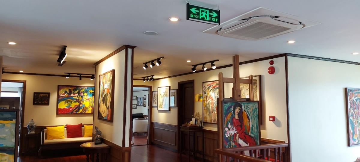 Không gian nghệ thuật trên du thuyền Heritage Bình Chuẩn
 