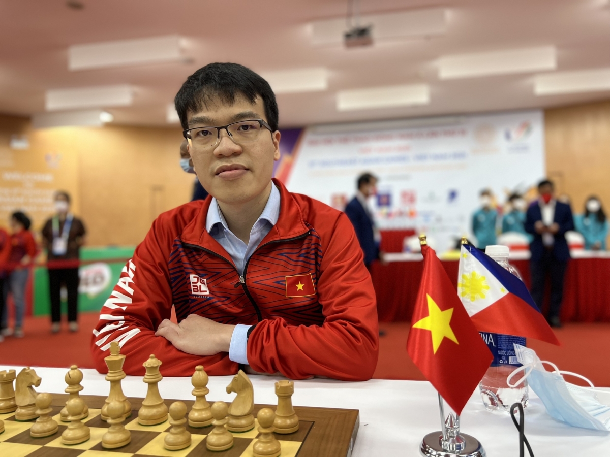 Kỳ thủ Lê Quang Liêm giúp cờ vua Việt Nam nhất toàn đoàn tại SEA Games 31