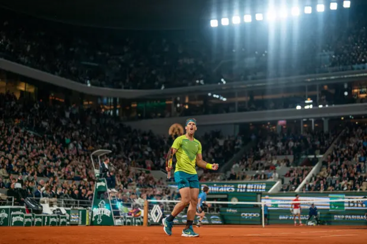 Rafael Nadal giành chiến thắng thuyết phục để vào bán kết. (Nguồn: Getty Images)