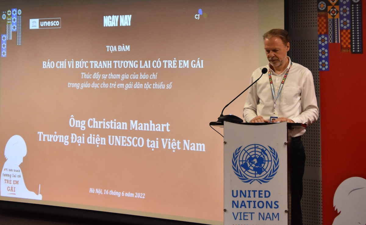 Ông Christian Manhart, Trưởng Đại diện UNESCO tại Việt Nam