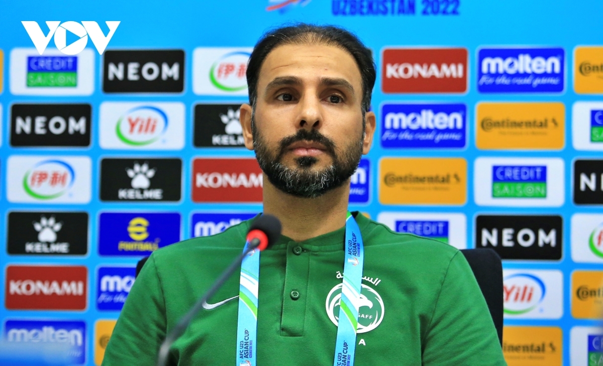 Huấn luyện viên Saad Al-Shehri của U23 Ả rập Xê Út