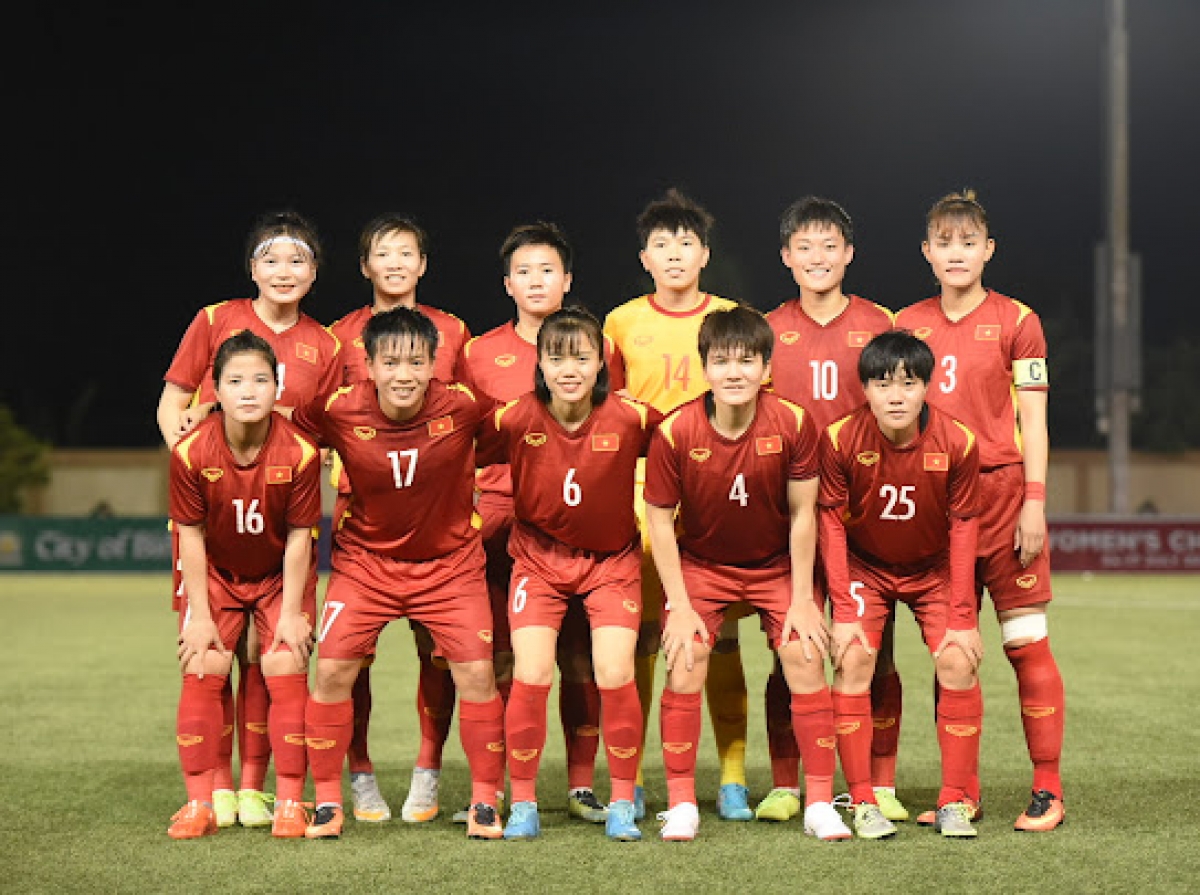 Tuyển nữ Việt Nam ở lượt đấu thứ hai vòng bảng AFF Cup nữ 2022