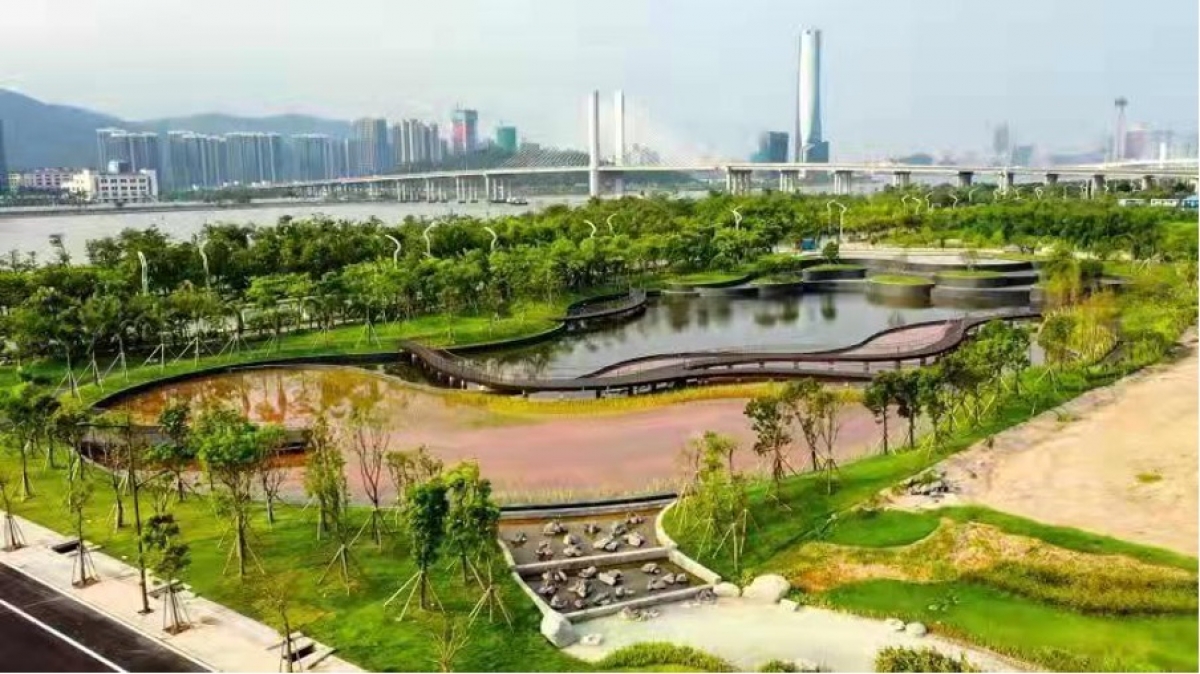 Các biện pháp ngăn chặn lũ lụt đô thị giúp đánh bại cái nóng ở Chu Hải