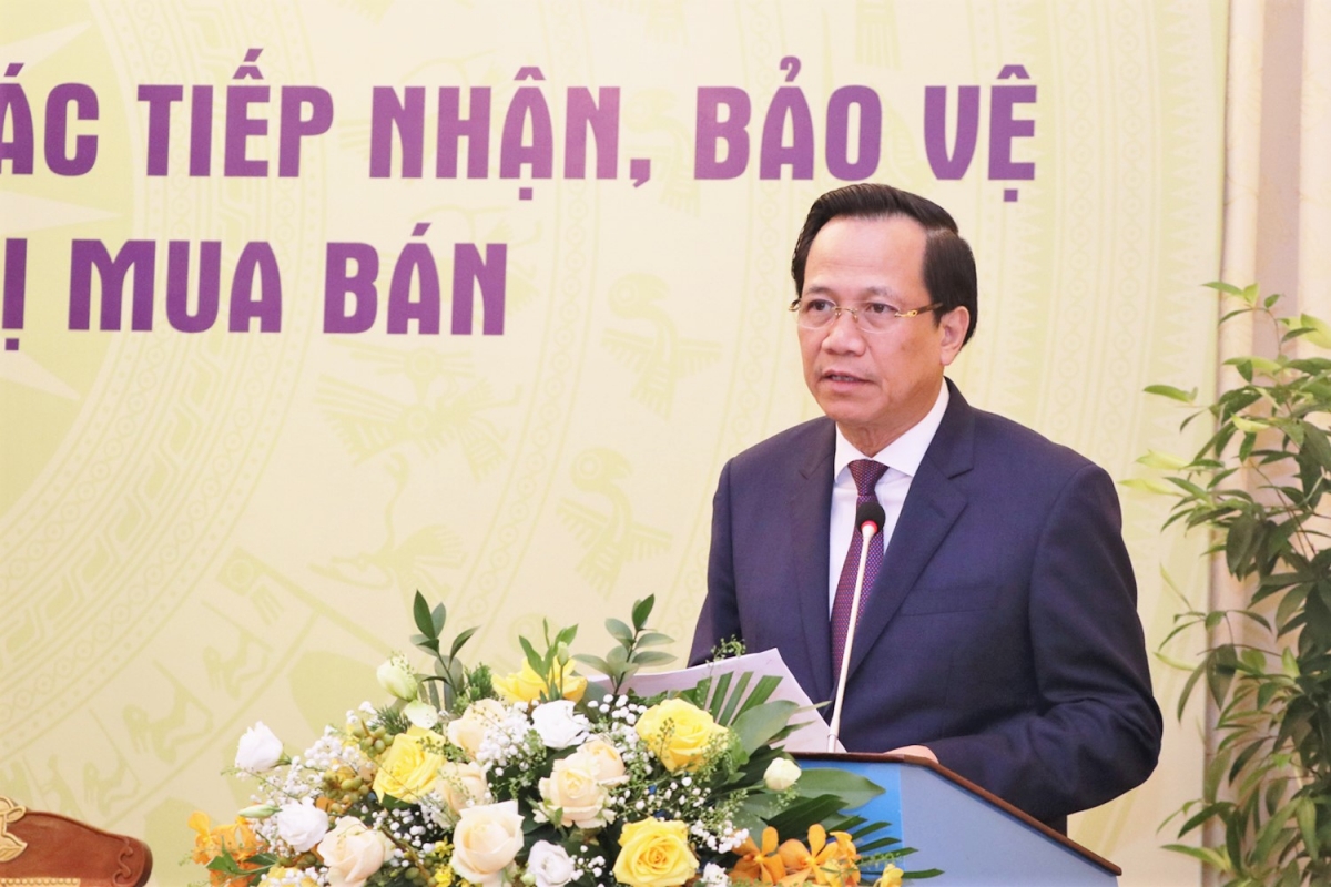 Bộ trưởng Bộ LĐTBXH Đào Ngọc Dung phát biểu khai mạc buổi Lễ