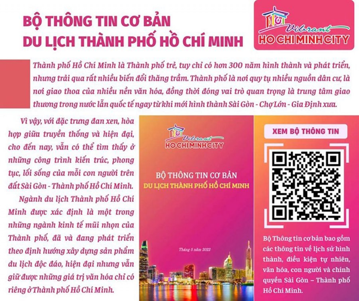 Bộ Thông tin cơ bản về 42 điểm du lịch của thành phố Hồ Chí Minh