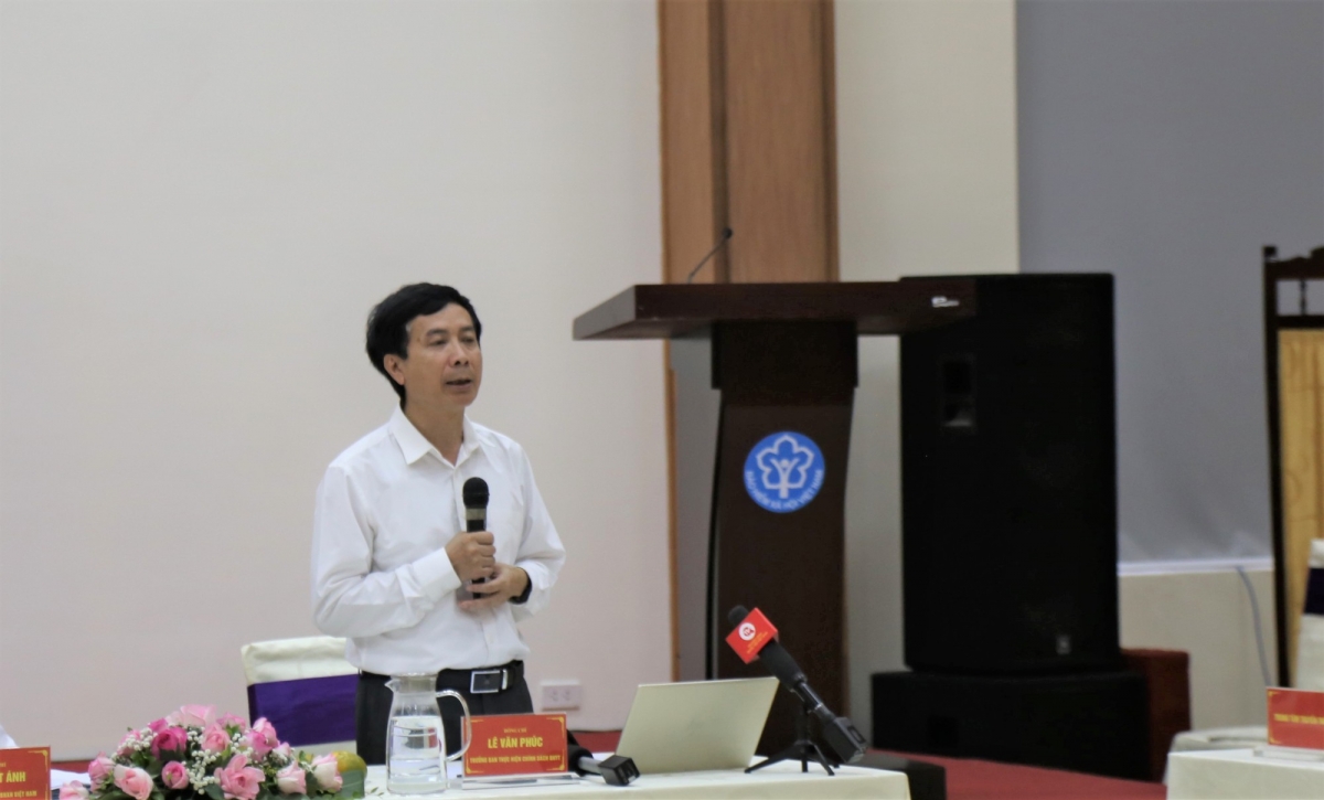 Ông Lê Văn Phúc- Trưởng Ban thực hiện chính sách BHYT của BHXH Việt Nam