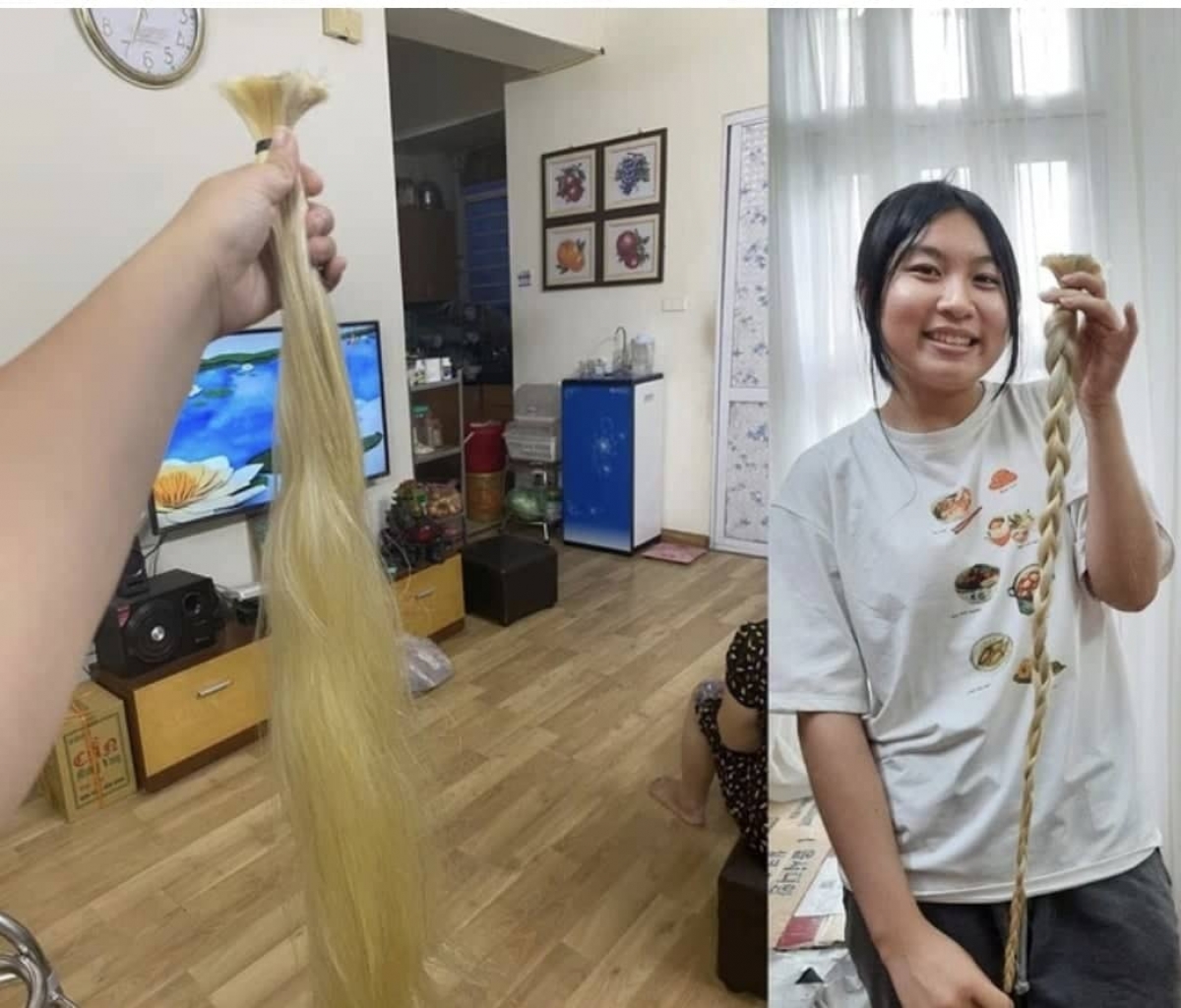 Bộ tóc được gửi đến thư viện tóc, Mạng lưới ung thư vú Việt Nam