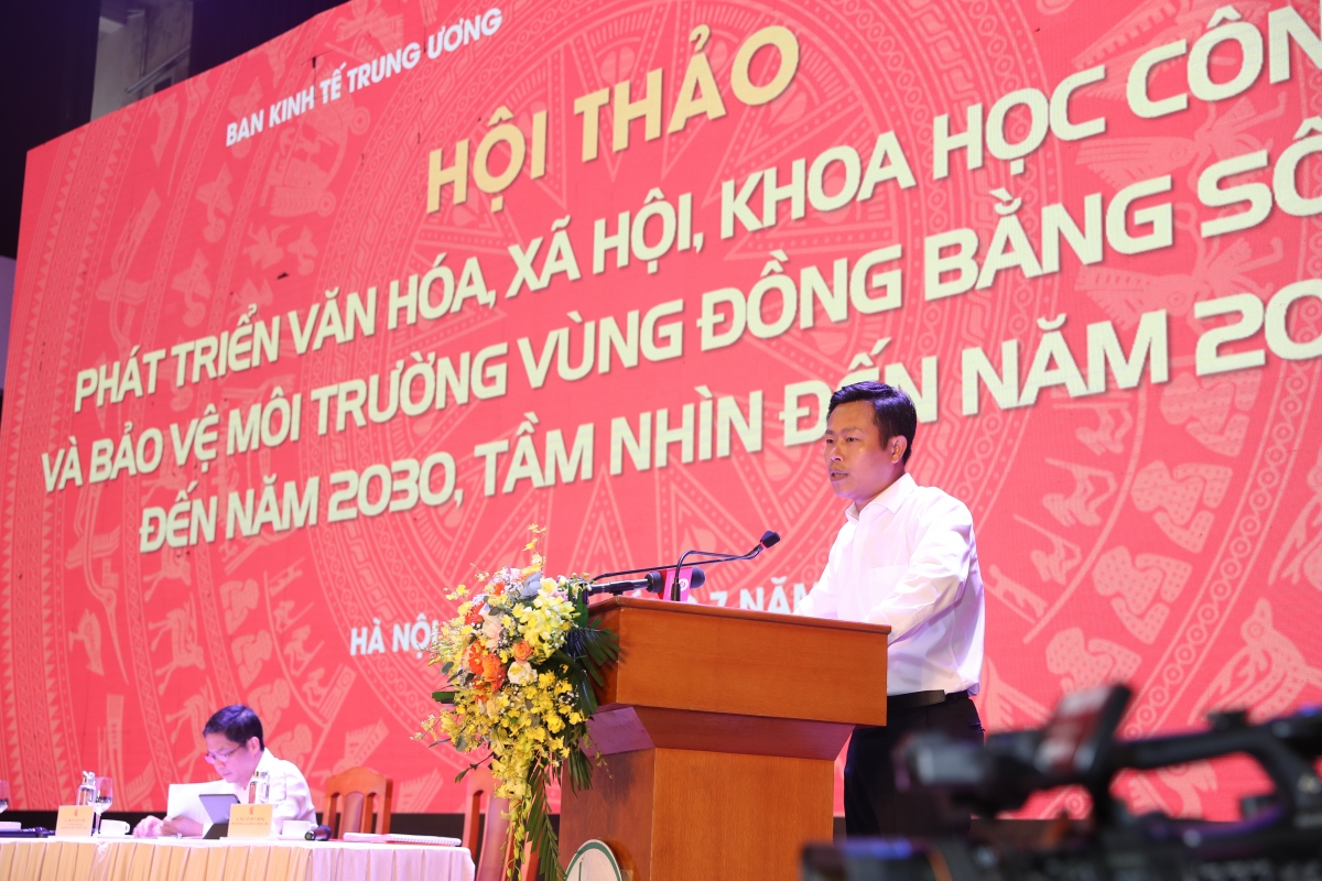 GS Lê Quân, Giám đốc ĐH Quốc gia Hà Nội phát biểu tại Hội thảo