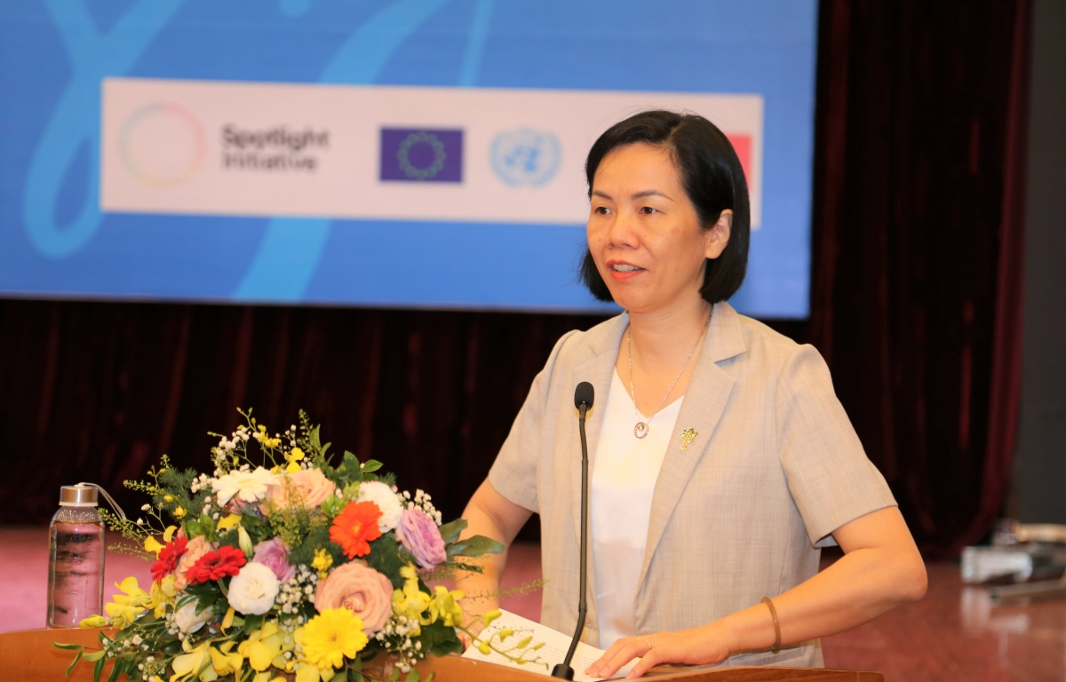 Bà Nguyễn Thị Minh Hương - Phó Chủ tịch Trung ương Hội LHPNVN