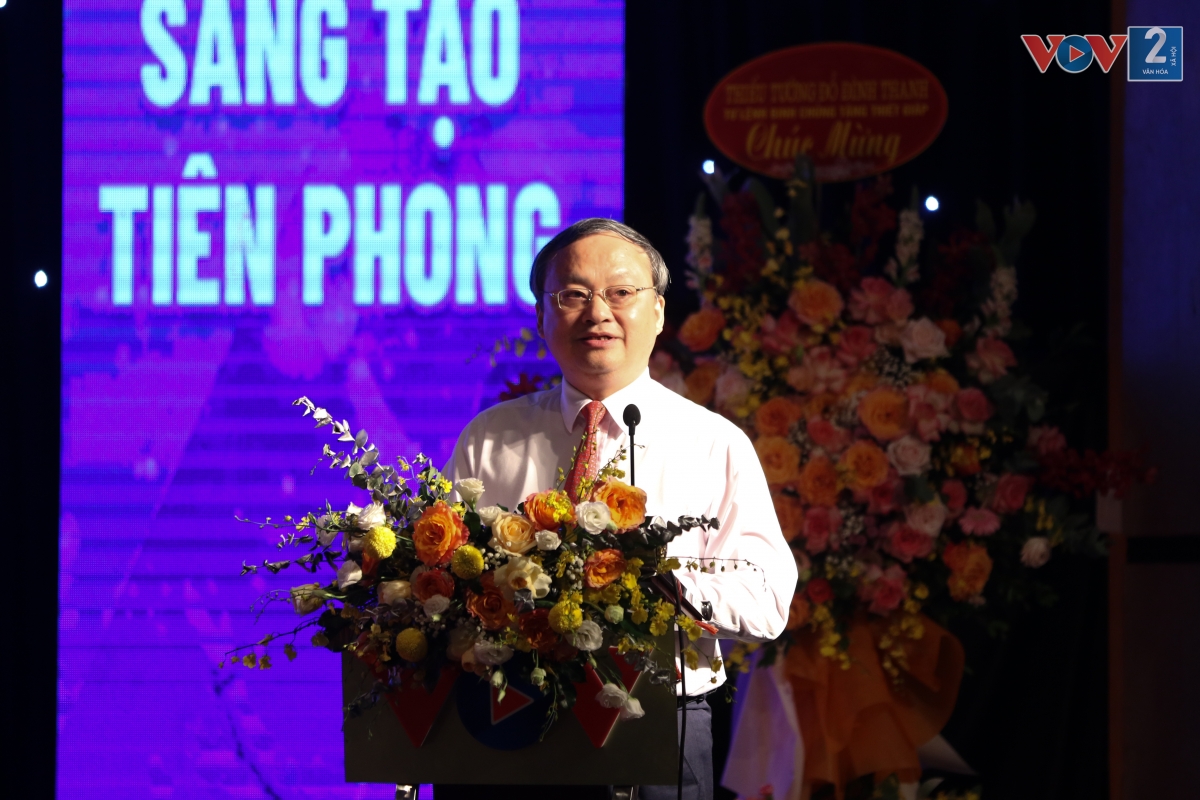 Tổng Giám đốc Đỗ Tiến Sĩ phát biểu chỉ đạo tại Đại hội Đoàn TNCS Hồ Chí Minh Đài TNVN khoá VIII, nhiệm kỳ 2022-2027