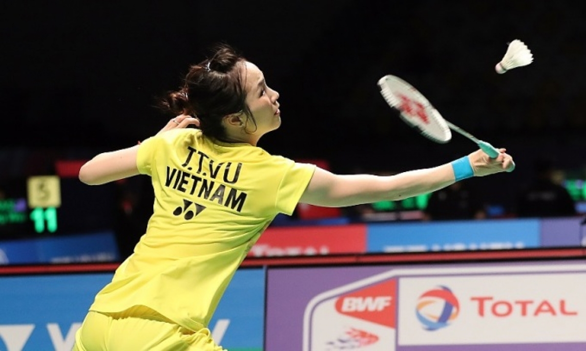 Vũ Thị Trang không thể vượt qua tay vợt số 2 thế giới Tai Tzu-ying