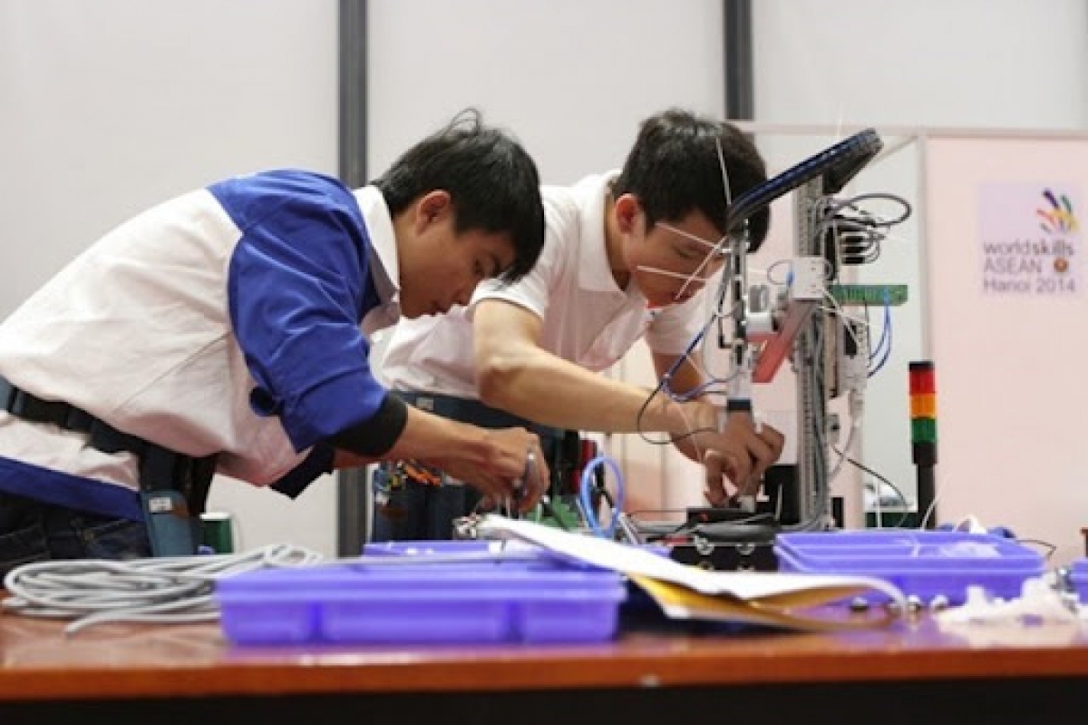 Theo đánh giá của Diễn đàn kinh tế thế giới - WEF (2019), chất lượng đào tạo nghề của Việt Nam đã tăng 13 bậc trong trụ cột kỹ năng. (Ảnh: Minh họa)