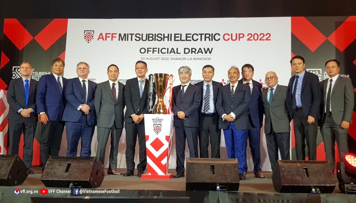 Lễ bốc thăm vòng bảng AFF Mitsubishi Electric Cup 2022 tại Thái Lan