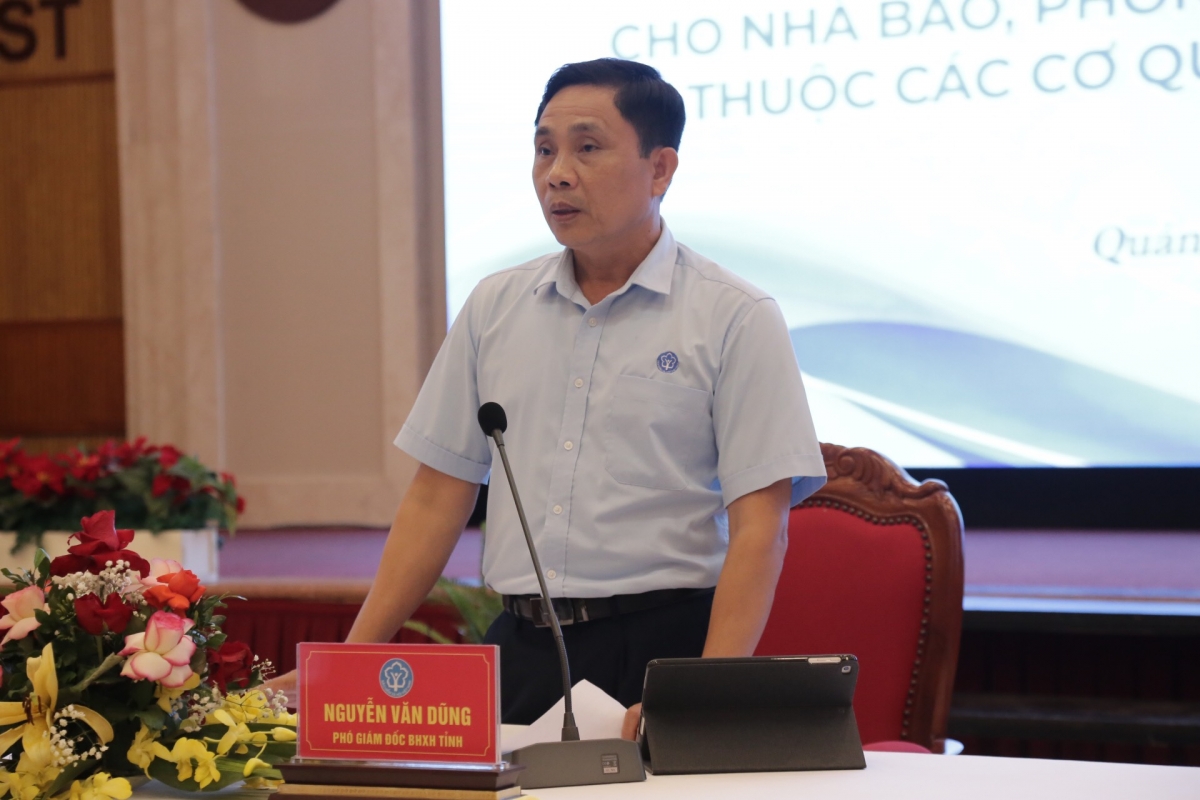 Ông Nguyễn Văn Dũng, Phó GIám đốc BHXH tỉnh Quảng Bình