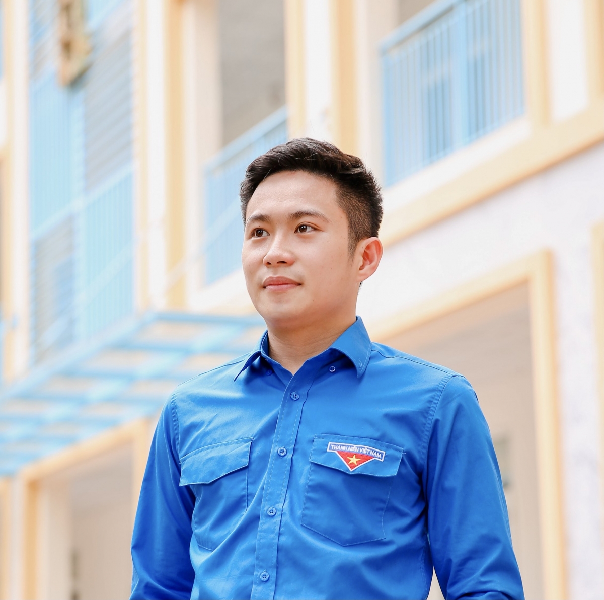 Thầy Trần Việt An, giảng viên Khoa Marketing, thường trực Đoàn Thanh niên Trường ĐH Kinh tế Quốc dân