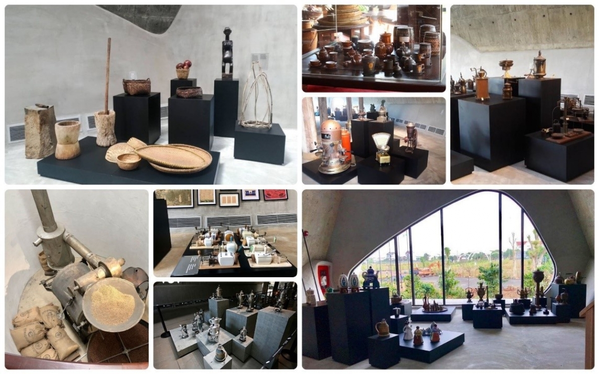 Bảo tàng Thế giới Cà phê là tổ hợp của nhiều không gian, trong đó có các không gian dành cho trưng bày, triển lãm, thư viện, hội thảo, nơi thưởng lãm cà phê…