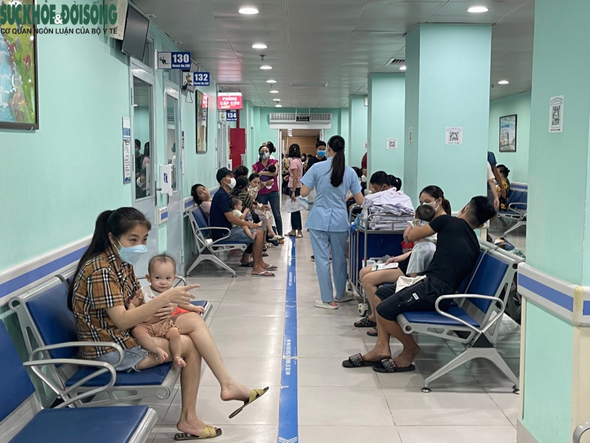 Bệnh viện Nhi Trung ương nơi có số bệnh nhân viêm đường hô hấp đến khám được phát hiện mắc Adenovirus chiếm nhiều nhất trong các cơ sở khám chữa bệnh tại Hà Nội.