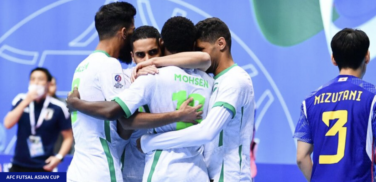 Futsal Saudi Arabia tạo địa chấn khi hạ Nhật Bản 2-1. ẢNH: AFC