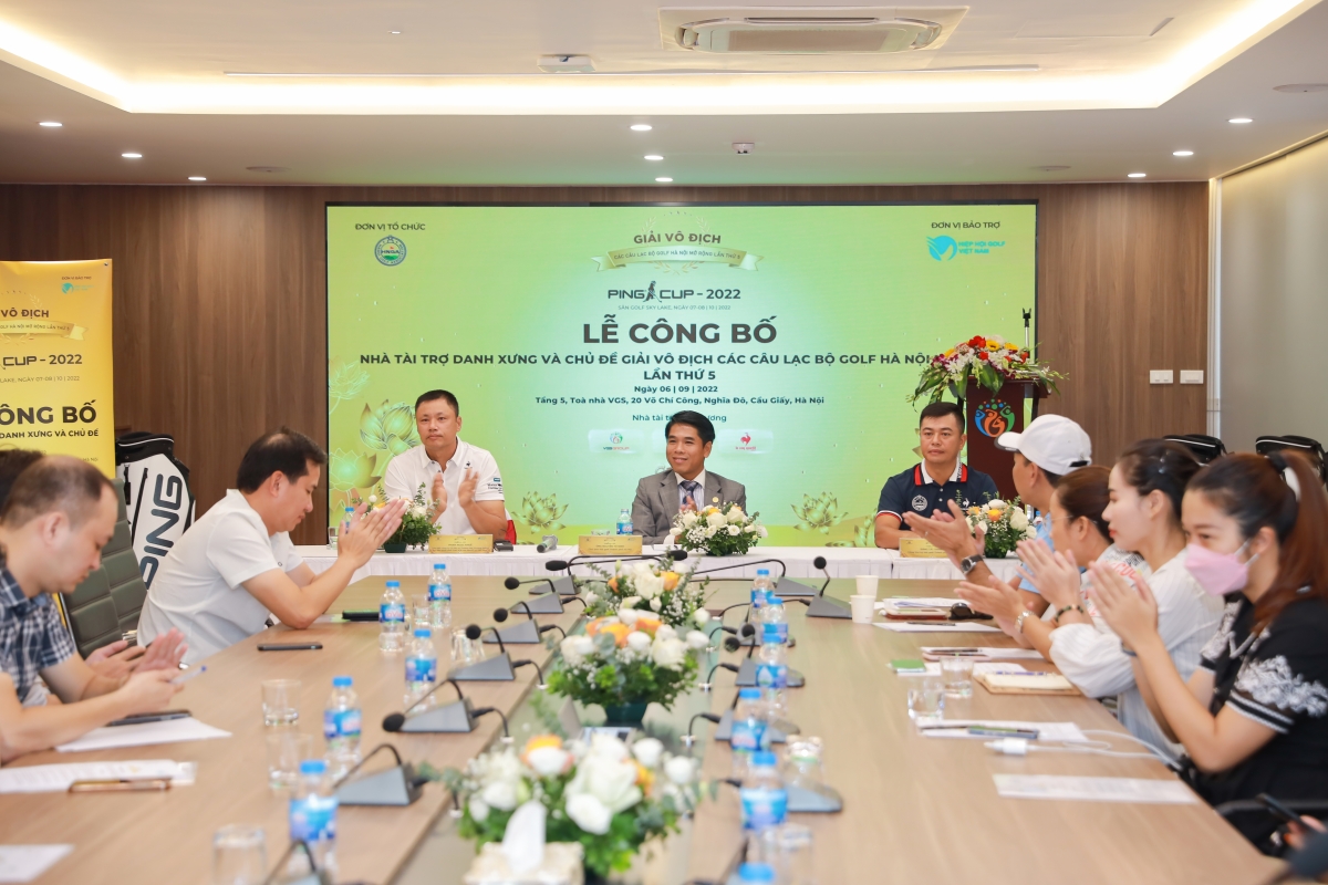 Lễ công bố Nhà tài trợ danh xưng Giải vô địch các CLB golf Hà Nội mở rộng