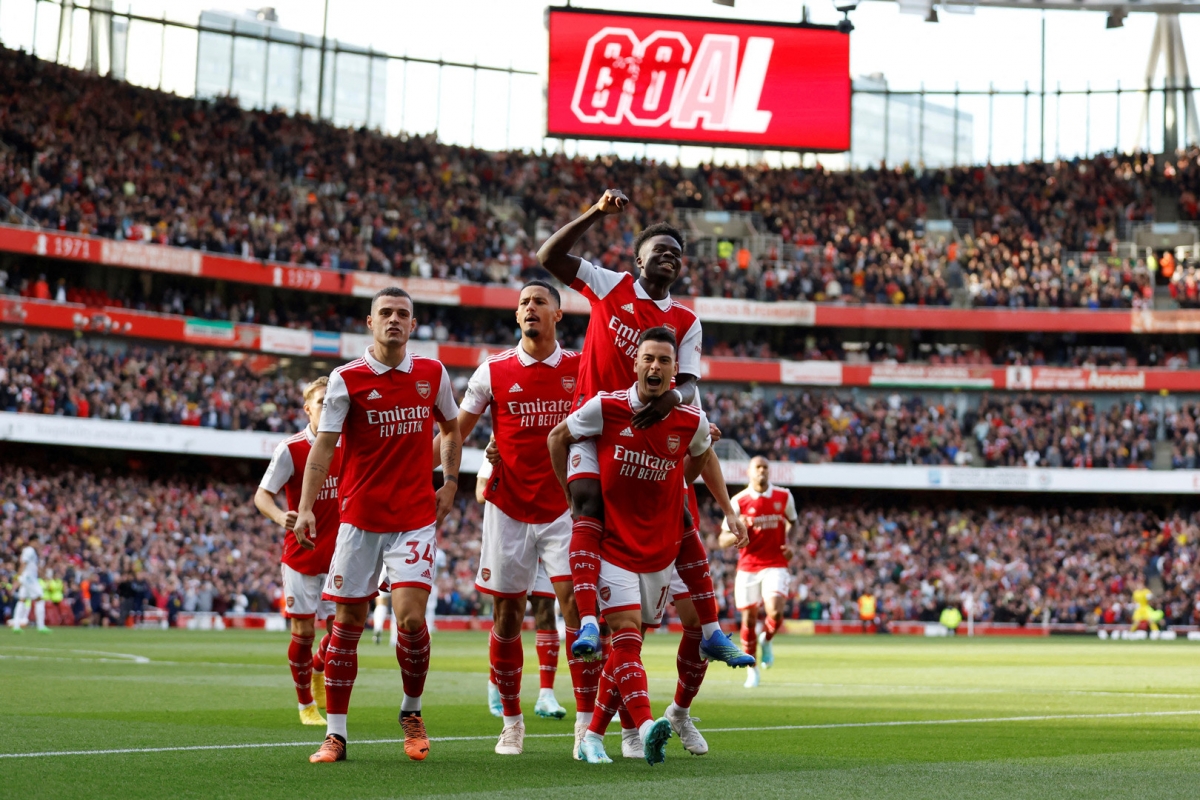 Arsenal đang thể hiện phong độ ấn tượng tại premier League 2022/2023