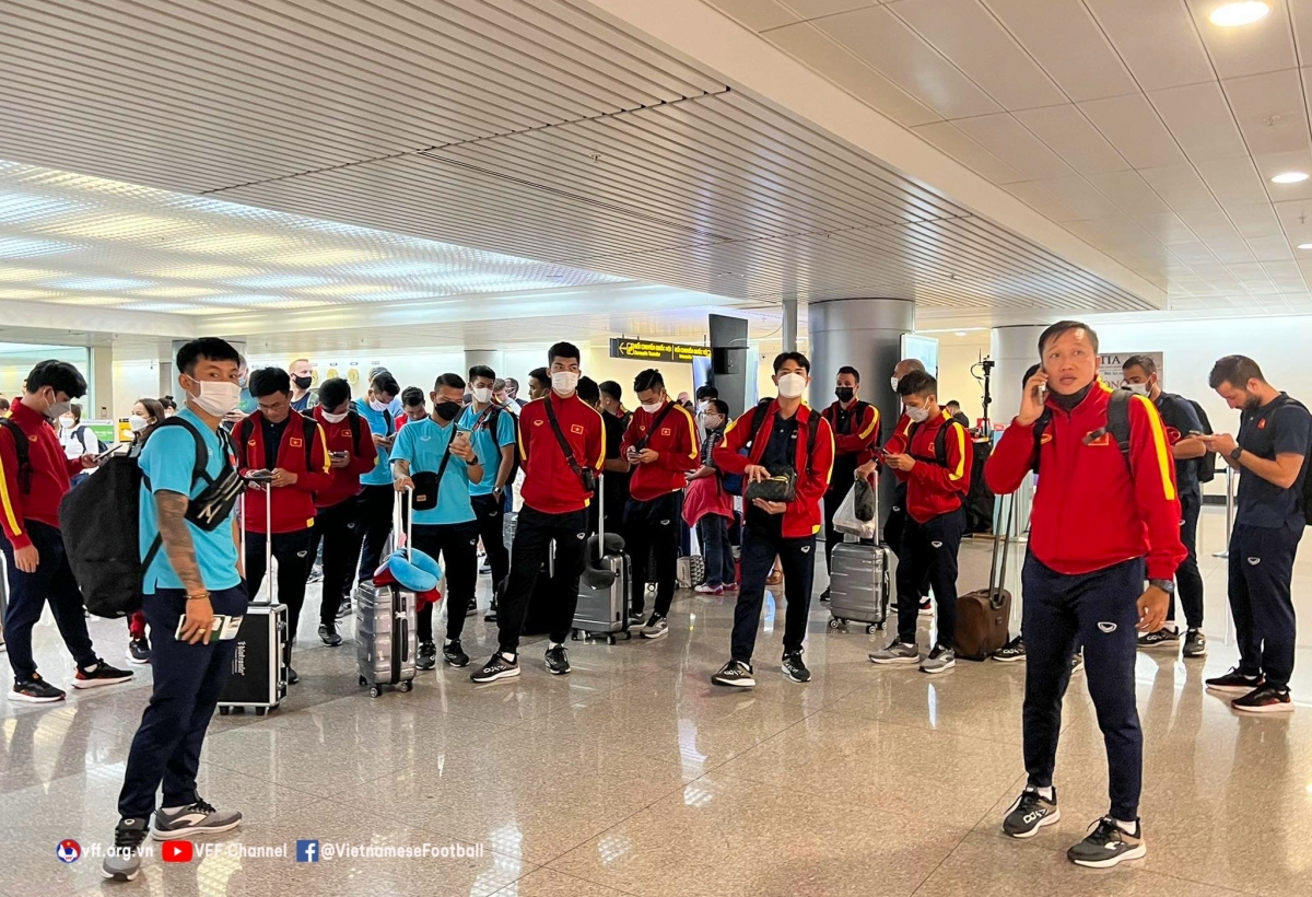 ĐT Futsal Việt Nam về nước sau hành trình tại giải Futsal châu Á 2022. (Ảnh: VFF). 